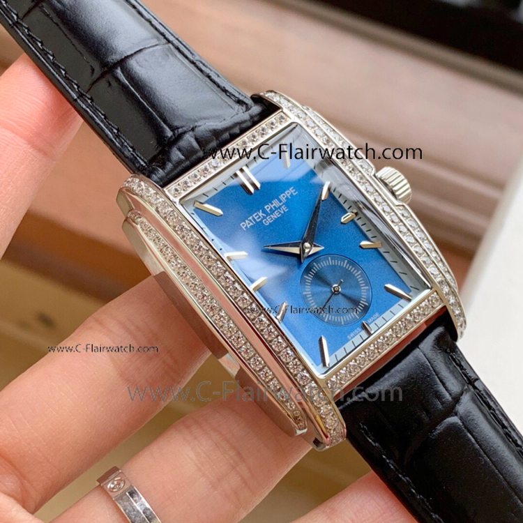 Patek Philippe Gondolo Blue Dial Diamond Watch 42mm Patek Philippe Gondolo Blue Dial Diamond Watch 42mm
